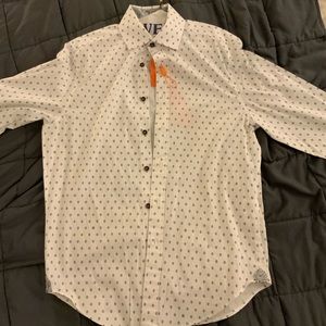 Cotton stretch button up shirt